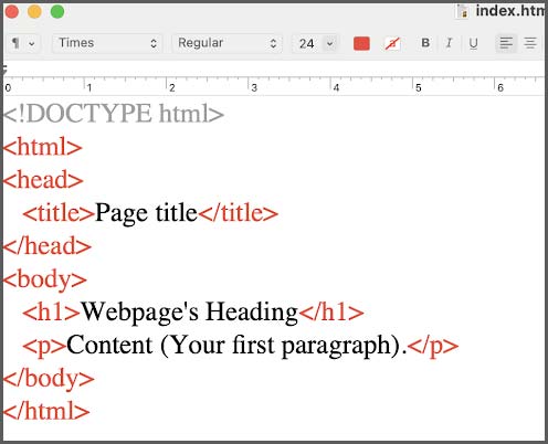 TextEdit - HTML Editor TextEdit - HTML Editor